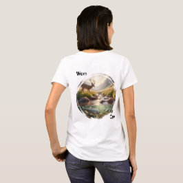 ウェアード カーム エディション マウンテン クリーク シーン Tシャツ