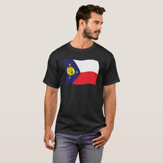 ウェイクアイランド国旗のシャツ Tシャツ (正面フル)