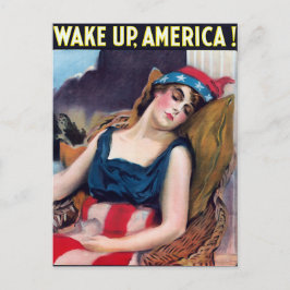 ウェイクアップアメリカヴィンテージ投票選挙2024 ポストカード