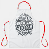 ウェイクアップシェフ引用文 エプロン (正面)