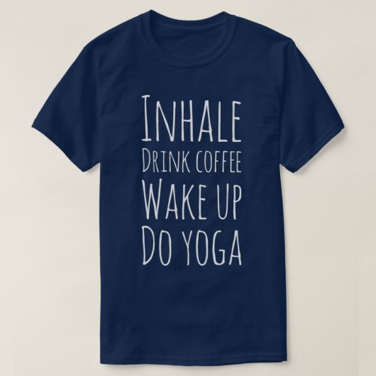ウェイクアップドヨガ Tシャツ (デザイン正面)