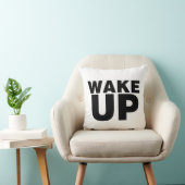 ウェイクアップブラック装飾用クッション クッション (椅子)