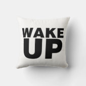 ウェイクアップブラック装飾用クッション クッション (裏面)