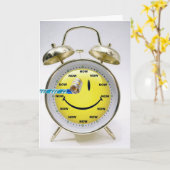 ウェイクアップ通話のカスタマイズ可能な誕生日カード カード (黄色い花)