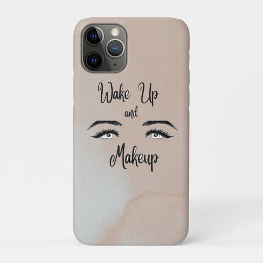 ウェイクアップ&メイクアップ Case-Mate iPhoneケース (裏)