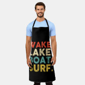 ウェイクサーフィンウェイクサーフウェイクサーフィンロープウェイクサーフ エプロン (着用した状態)