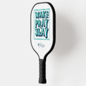 ウェイクスライ祈クリスチャン牧師 ピックルボールラケット (左)