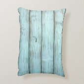 ウェイクゾーンなしレトロ素朴木材 アクセントクッション (裏面(縦))