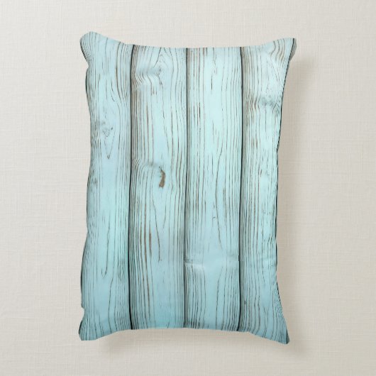 ウェイクゾーンなしレトロ素朴木材 アクセントクッション (裏面(縦))