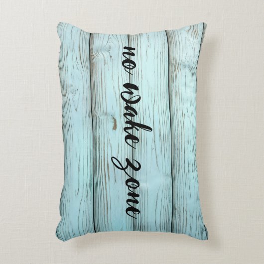 ウェイクゾーンなしレトロ素朴木材 アクセントクッション (正面(垂直))