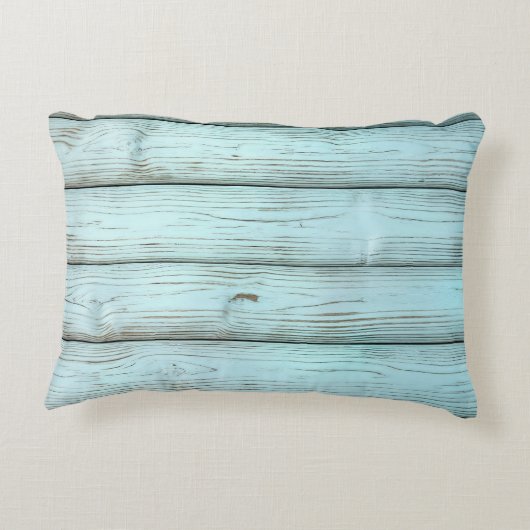 ウェイクゾーンなしレトロ素朴木材 アクセントクッション (裏面)