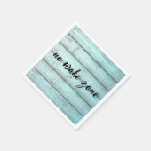 ウェイクゾーンなしレトロ素朴木材 スタンダードカクテルナプキン (角)