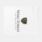 ウェイクフォレスト大学ワードマーク フリースブランケット (正面(横))