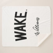 ウェイクフォレスト大学 |アーチをスリープ解除 シェルパブランケット (正面(横))