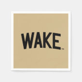 ウェイクフォレスト大学 |アーチをスリープ解除 スタンダードカクテルナプキン (正面)