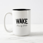 ウェイクフォレスト大学 |アーチをスリープ解除 ツートーンマグカップ (左)