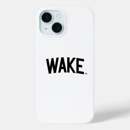 ウェイクフォレスト大学 |アーチをスリープ解除 Case-Mate iPhoneケース (裏面)