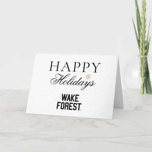 ウェイクフォレスト大学 | ウェイクフォレスト シーズンカード (正面)