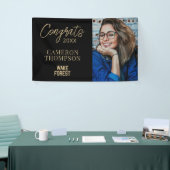 ウェイクフォレスト大学 |フォレストのスリープ解除 横断幕 (トレードショー)