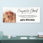 ウェイクフォレスト大学 |ワードマークのスリープ解除 横断幕 (トレードショー)