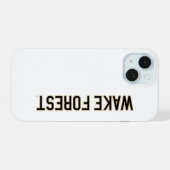ウェイクフォレスト大学 iPhone 15ケース (裏面横)