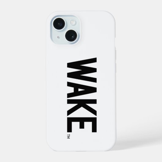 ウェイクフォレスト大学 | Wake Wordmark iPhone 15ケース (裏面)