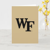 ウェイクフォレスト大学 | WF カード (黄色い花)