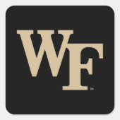 ウェイクフォレスト大学 | WF スクエアシール (正面)