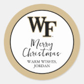 ウェイクフォレスト大学 | WF ラウンドシール (正面)