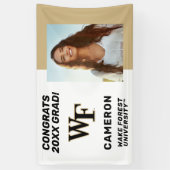 ウェイクフォレスト大学 | WF 横断幕 (縦)