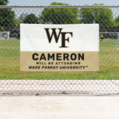 ウェイクフォレスト大学 | WF 横断幕 (インサイチュ)