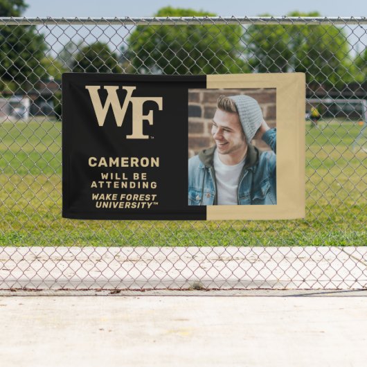 ウェイクフォレスト大学 | WF 横断幕 (インサイチュ)