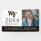 ウェイクフォレスト大学 | WF 横断幕 (横)