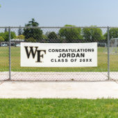 ウェイクフォレスト大学 | WF 横断幕 (インサイチュ)