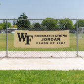 ウェイクフォレスト大学 | WF 横断幕 (インサイチュ)