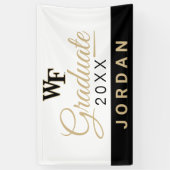 ウェイクフォレスト大学 | WF 横断幕 (縦)