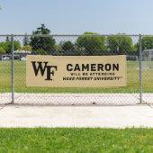 ウェイクフォレスト大学 | WF 横断幕 (インサイチュ)