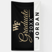 ウェイクフォレスト大学 | WF 横断幕 (縦)