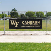 ウェイクフォレスト大学 | WF 横断幕 (インサイチュ)