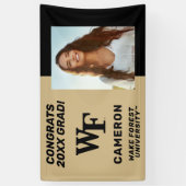 ウェイクフォレスト大学 | WF 横断幕 (縦)