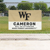 ウェイクフォレスト大学 | WF 横断幕 (インサイチュ)