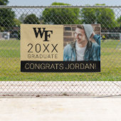 ウェイクフォレスト大学 | WF 横断幕 (インサイチュ)