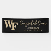 ウェイクフォレスト大学 | WF 横断幕 (横)