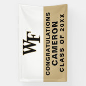 ウェイクフォレスト大学 | WF 横断幕 (縦)