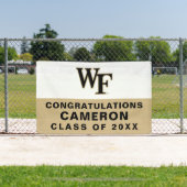 ウェイクフォレスト大学 | WF 横断幕 (インサイチュ)