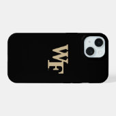 ウェイクフォレスト大学 | WF iPhone 15ケース (裏面横)