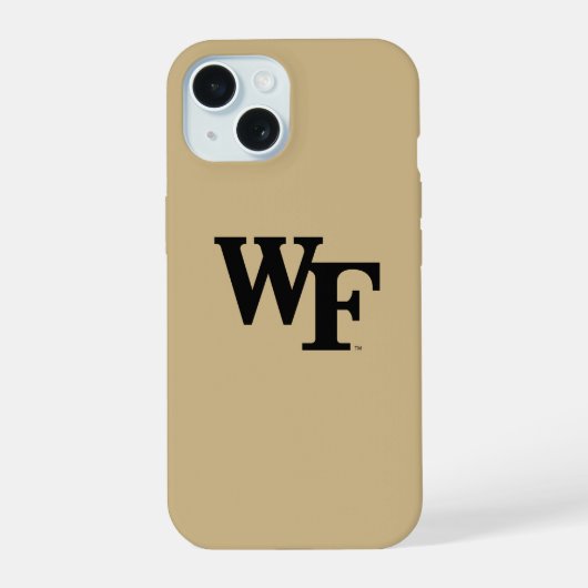 ウェイクフォレスト大学 | WF iPhone 15ケース (裏面)