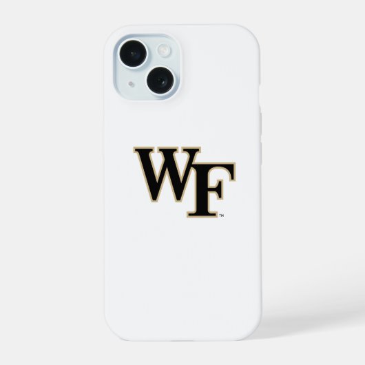 ウェイクフォレスト大学 | WF iPhone 15ケース (裏面)