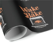 ウェイクベークターキーディナーおもしろい感謝祭 ラッピングペーパー (ロールコーナー)