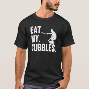 ウェイクボーダーウェイクボードウェイクボーディング食べビーチマイ Tシャツ